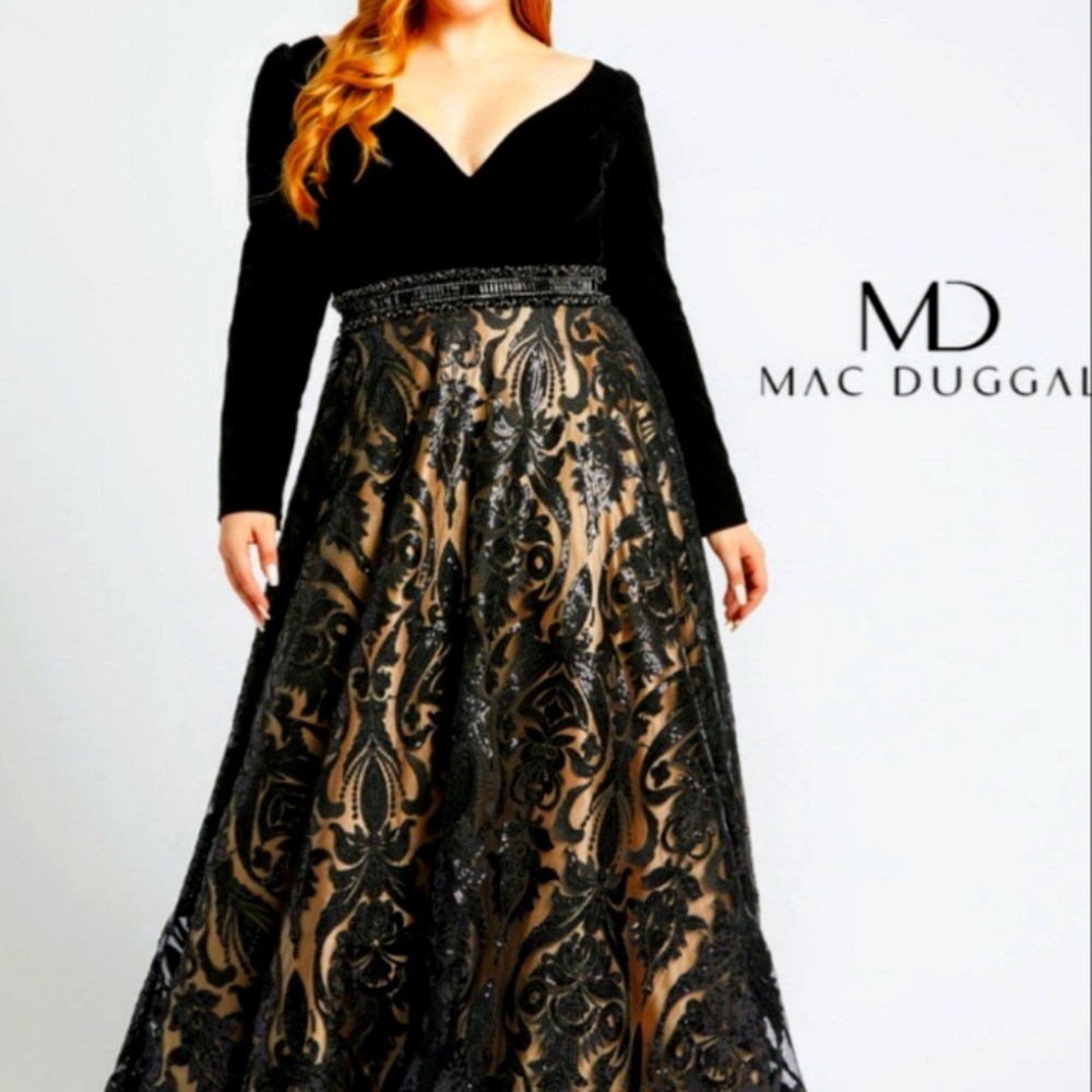 MacDuggal Fabulouss 67614F Long Formal Gown..Ball, Mother of the Bride